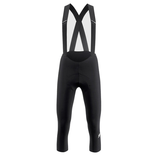 Culote pirata con tirantes para mujer ASSOS MILLE GT SPRING FALL S11 negro — fondo blanco, 2000 x 2000