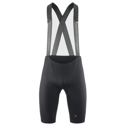 Culote corto con tirantes ASSOS MILLE GTS SPRING FALL S11 negro — fondo blanco, 2000 x 2000