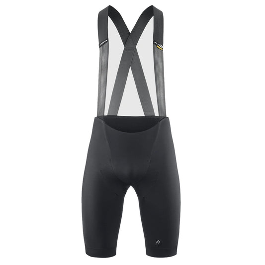 Culote corto con tirantes ASSOS MILLE GTS SPRING FALL S11 negro — fondo blanco, 2000 x 2000
