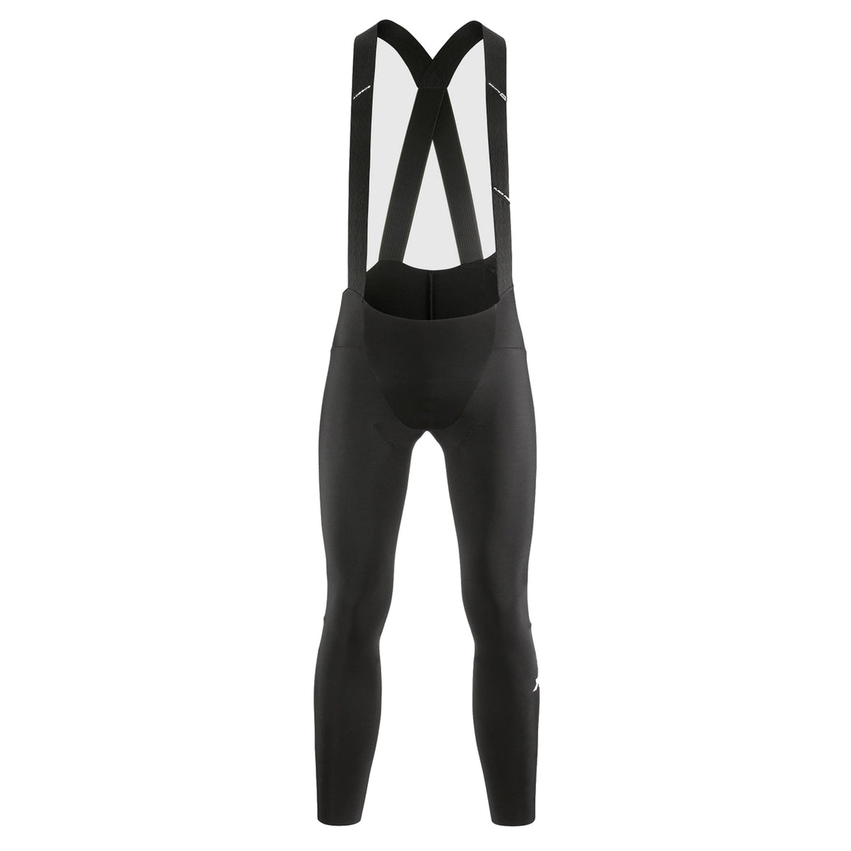 Culote largo con tirantes ASSOS EQUIPE RS SPRING FALL S11 EVO negro — fondo blanco, 2000 x 2000