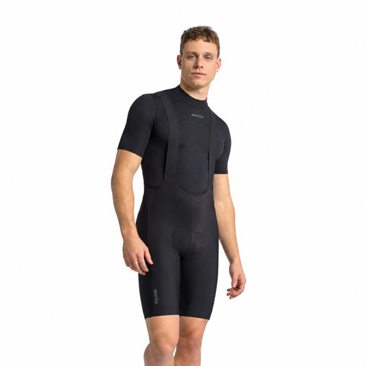 Culote corto con tirantes SPORTFUL SRK SHIFT negro — fondo blanco, 2000 x 2000