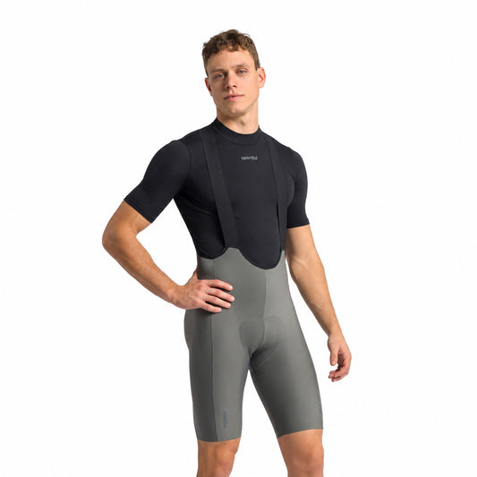 Culote corto con tirantes SPORTFUL SRK SHIFT gris — fondo blanco, 2000 x 2000