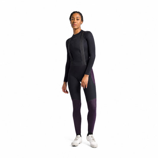 Culote largo con tirantes SPORTFUL SUPERGIARA 2 para mujer violeta/negro — fondo blanco, 2000 x 2000