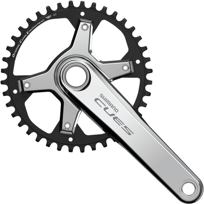 Bielas Monoplato 9/10/11V SHIMANO CUES U6030 - Edición Polish Silver