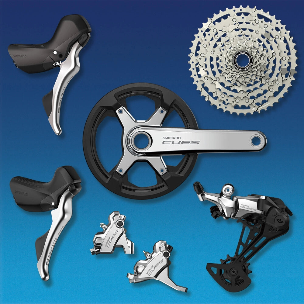 Cassette 10V SHIMANO CUES CS-LG400 Linkglide - Edición Polish Silver