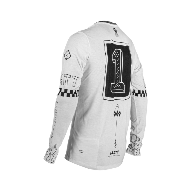 Maillot manga larga LEATT MTB Gravity 3.0 Blanco
