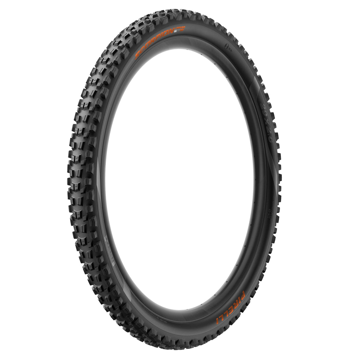 Cubierta PIRELLI SCORPION ENDURO M COLOUR EDITION 29x2.40 HardWall Tubeless Ready plegable negro/naranja