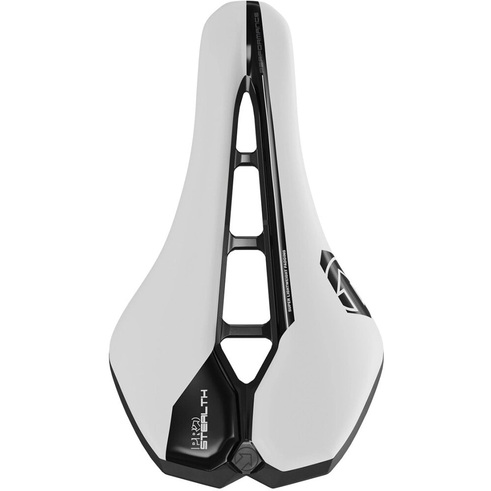 STEALTH PERFORMANCE Sillín PRO 142mm Blanco Raíles Acero Inoxidable
