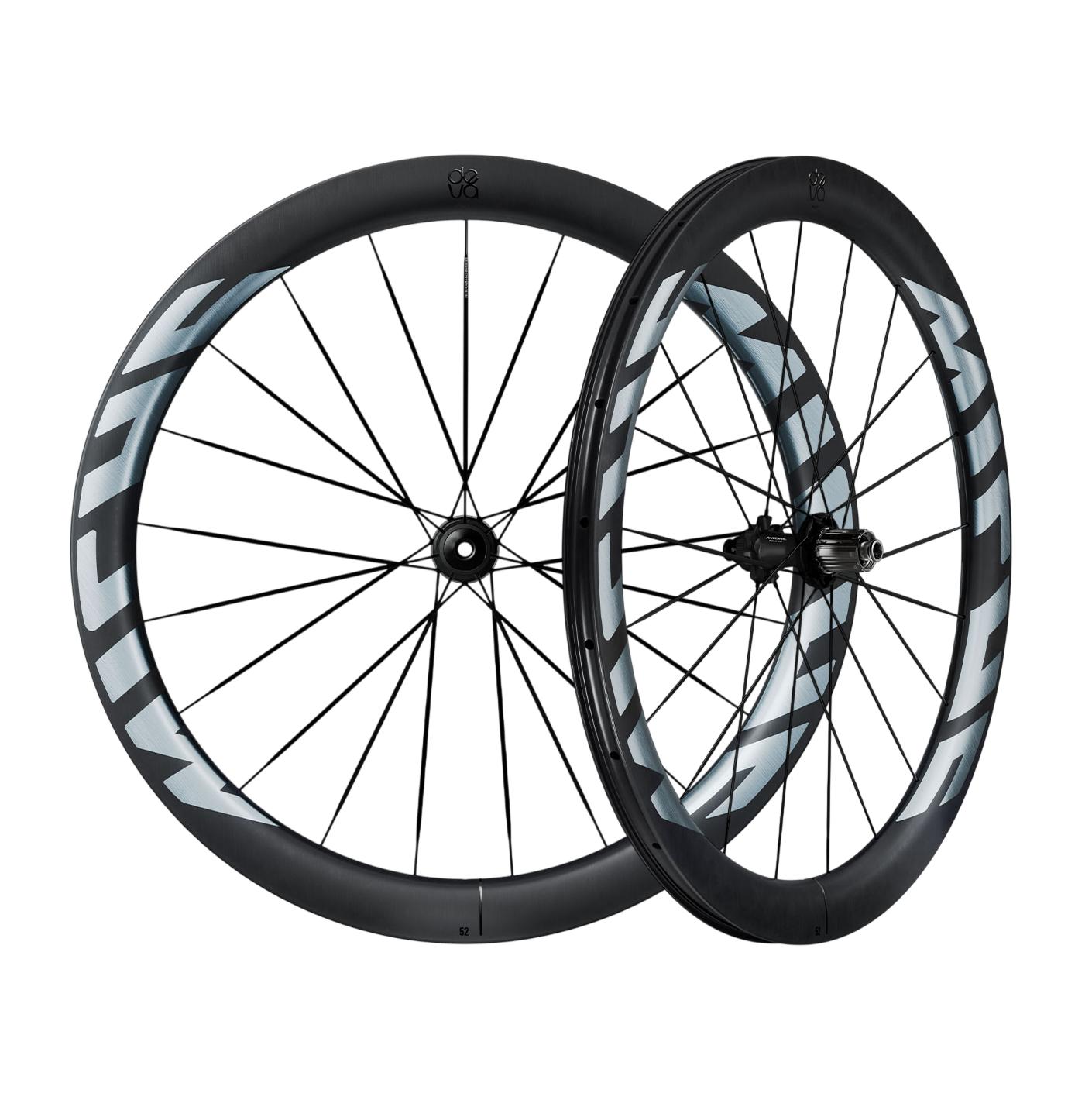 Par de ruedas MICHE DEVA RD 52 Tubeless Ready (Center Lock) Plata
