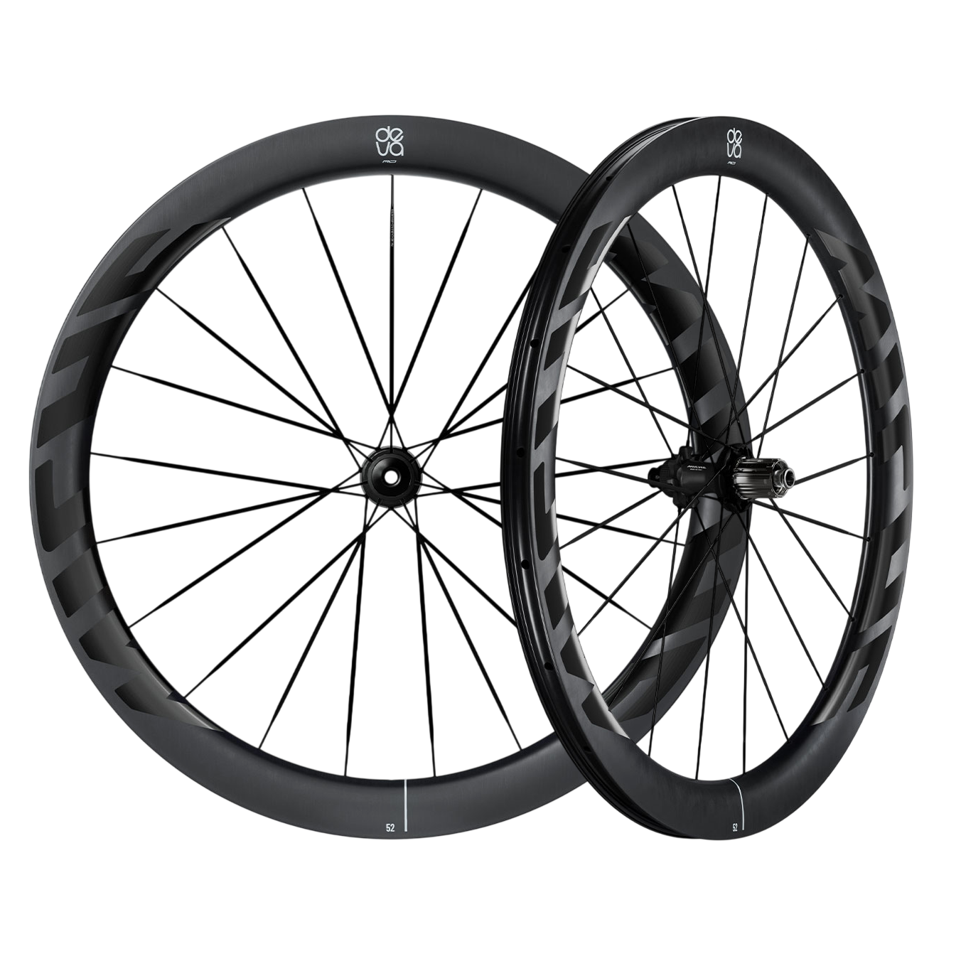 Par de ruedas MICHE DEVA RD 52 Tubeless Ready (Center Lock) Negro