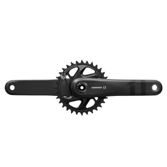 SRAM X1-CARBON EAGLE DUB BOOST 12V Mono platos y bielas Negro
