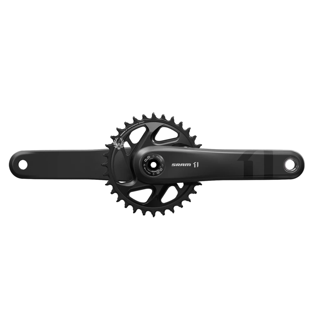 SRAM X1-CARBON EAGLE DUB BOOST 12V Mono platos y bielas Negro