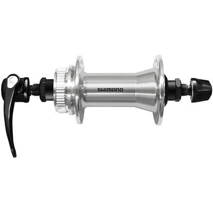 Buje Delantero SHIMANO CUES HB-QC400 - Edición Polished Silver