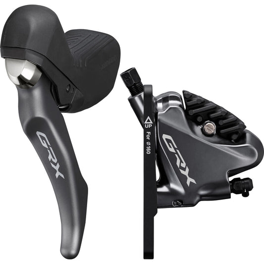 Maneta Izquierda y Pinza Delantera SHIMANO GRX ST-RX810-LA + BR-RX810 2x11V Flat Mount