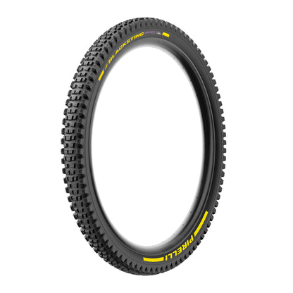 Neumático PIRELLI SCORPION BLACK STING 29x2.40 Supersoft ProWall Tubeless Ready de aro plegable negro/amarillo Edición Equipo