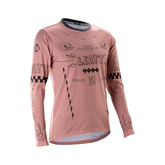 Maillot LEATT MTB Gravity 3.0 Mujer manga larga Rosa