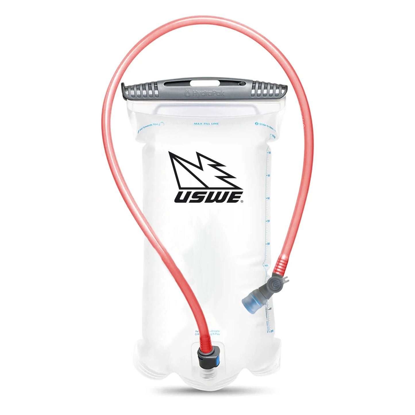 Mochila de hidratación USWE RACE 2.0, 2 L, blanca