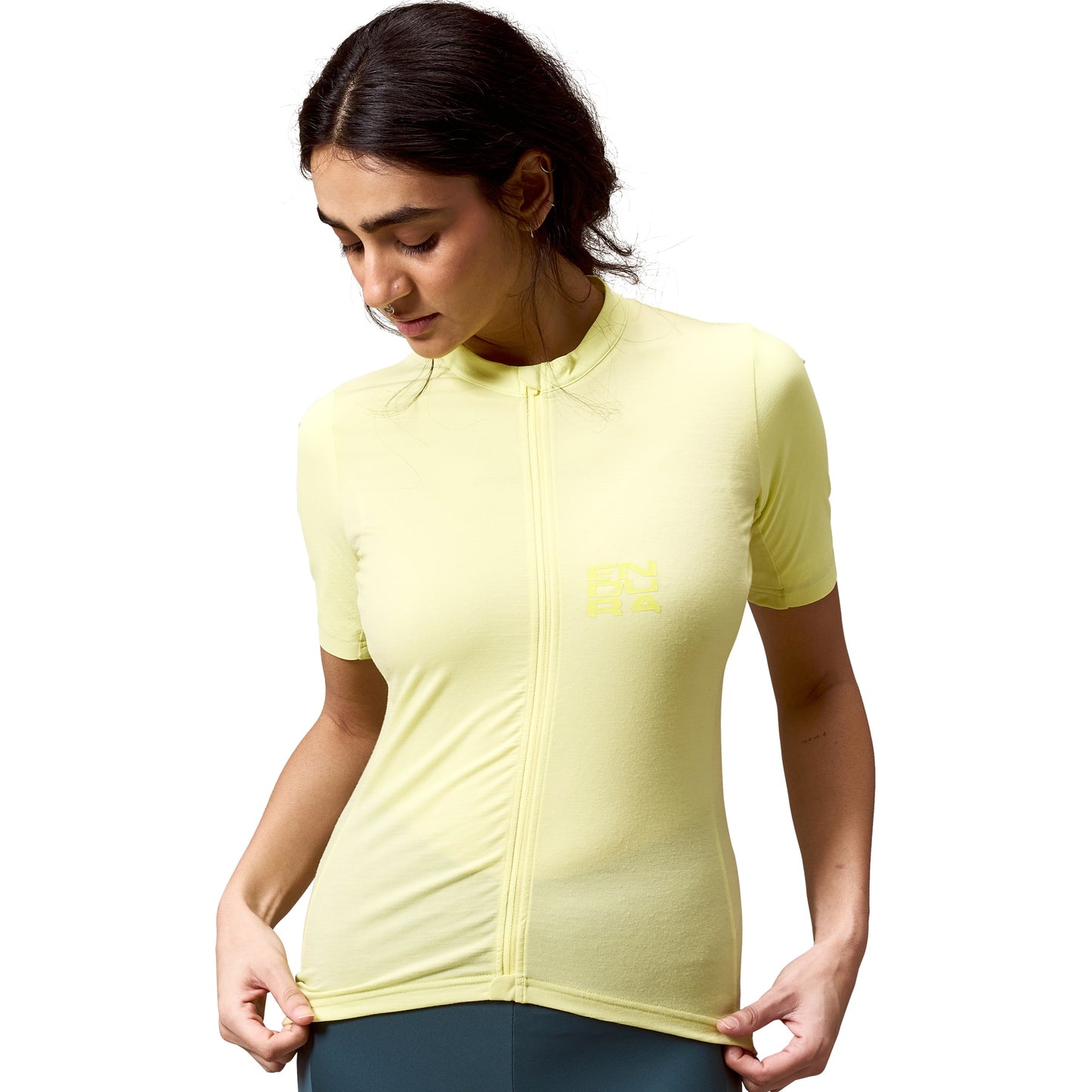 Maillot manga corta ENDURA ALLTRACK RIDE Mujer Amarillo