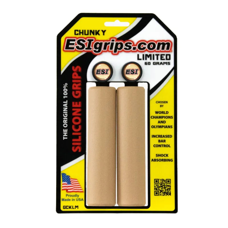 Puños ESI CHUNKY de 130 mm, color beige