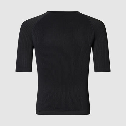 Camiseta interior de manga corta GRIPGRAB PACR SPRING AUTUMN SEAMLESS negra