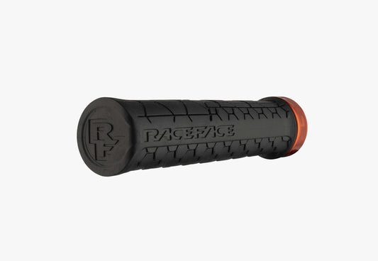 Puños RACE FACE GETTA Lock-On 135mm Negro/Naranja