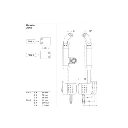 Prolongadores de Manillar DEDA FAST PRO para Blips Sram