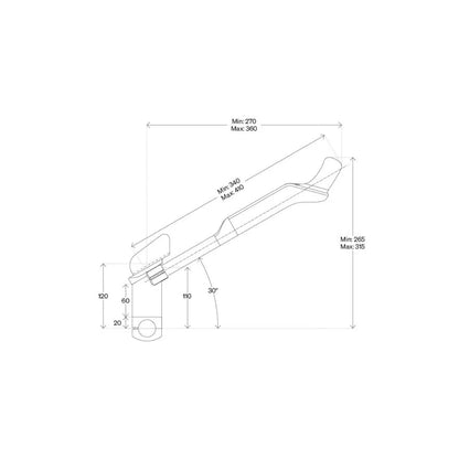 Prolongadores de Manillar DEDA FAST PRO para Blips Sram