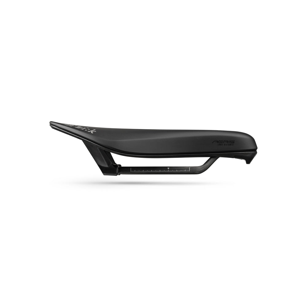 FIZIK TRANSIRO AERIS LD R1 135mm Sillín Carbono Raíles Negro