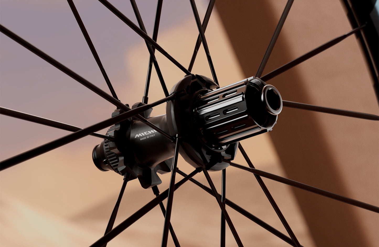 Par de ruedas MICHE DEVA RD 52 Tubeless Ready (Center Lock) Negro