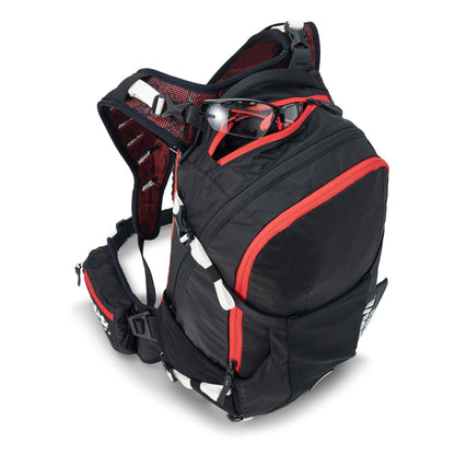 Mochila con Protección Dorsal Integrada USWE FLOW 16 L Negro/Rojo