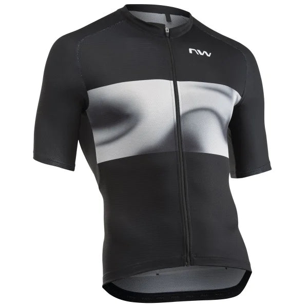 Maillot de manga corta NORTHWAVE FORCE EVO Negro/Gris