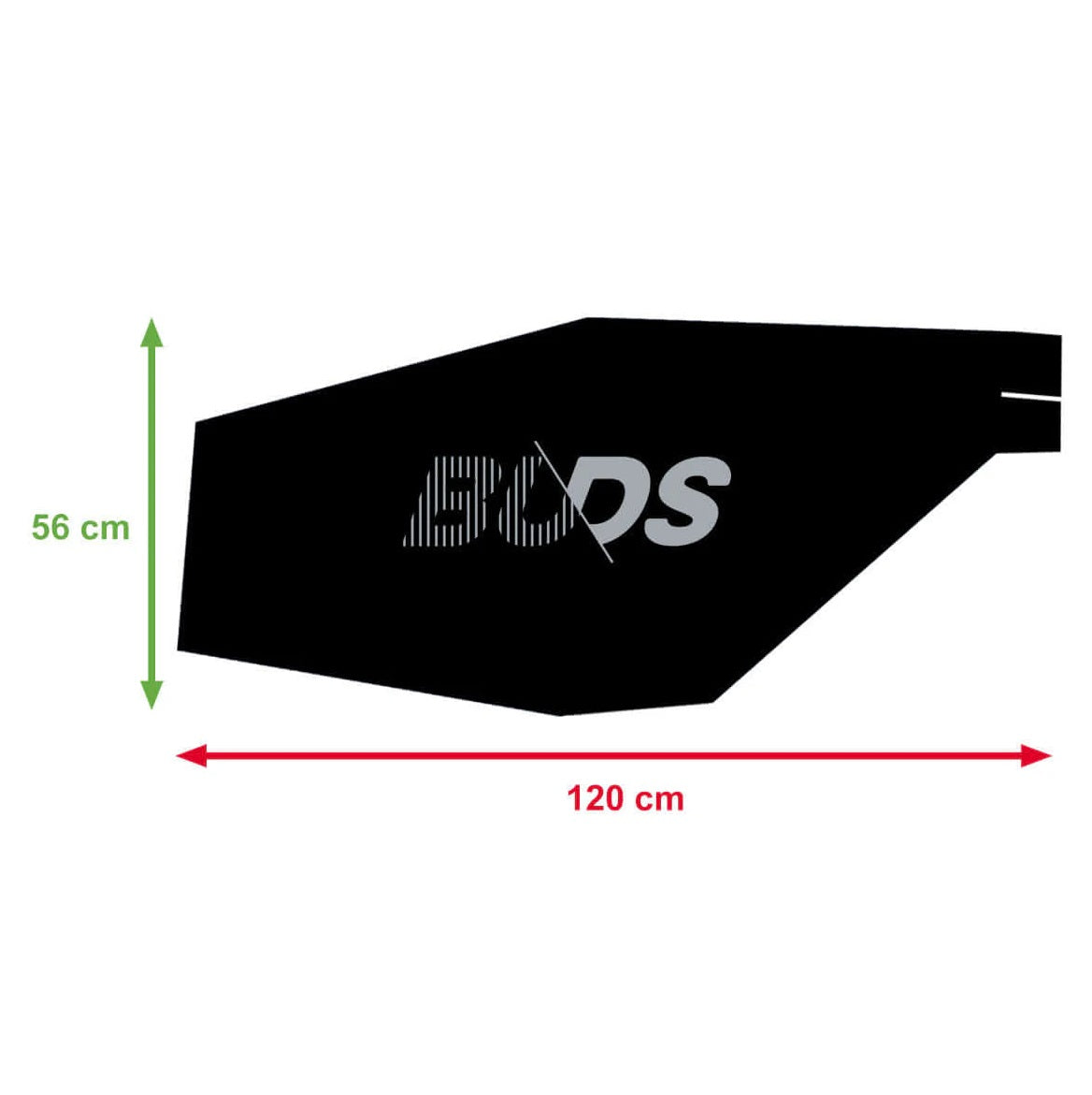 BUDS FRAME PROTECT MAXI Funda protectora integral para cuadro de bicicleta de carretera/montaña Negro