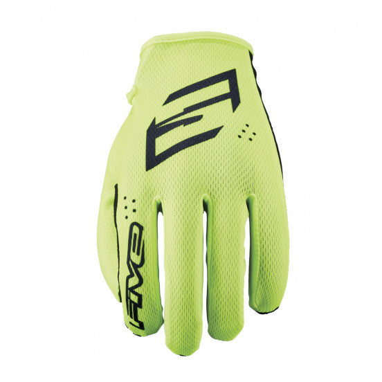 Guantes FIVE XR-RIDE Junior Split Negro/Amarillo fluorescente