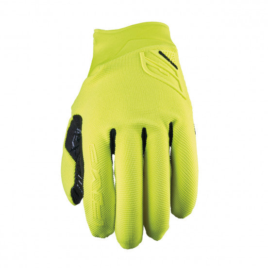 Guantes FIVE XR-TRAIL GEL Split Negro/Amarillo fluorescente