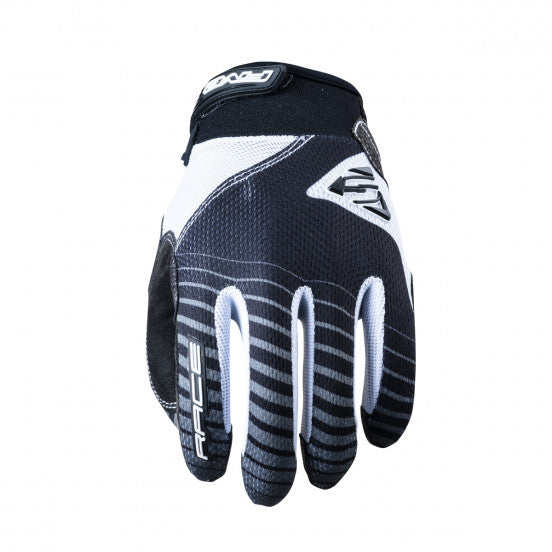 Guantes FIVE BMX RACE Junior Negro/Blanco