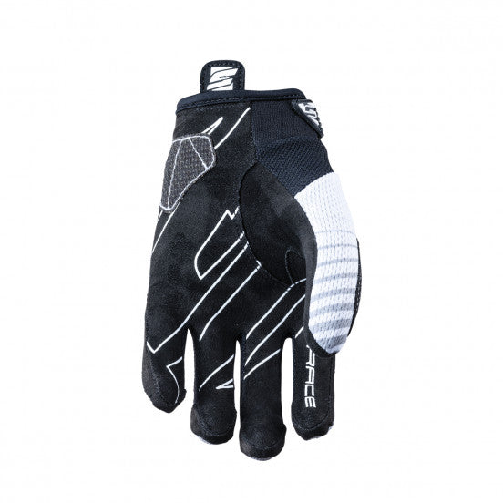 Guantes FIVE BMX RACE Junior Negro/Blanco