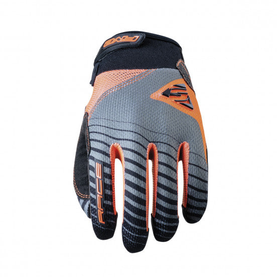 Guantes FIVE BMX RACE Junior naranja fluorescente