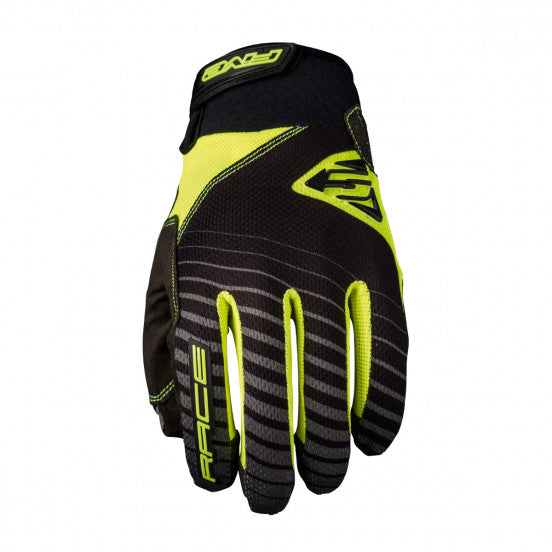 Guantes FIVE BMX RACE amarillo/negro