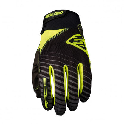 Guantes FIVE BMX RACE Amarillo/Negro
