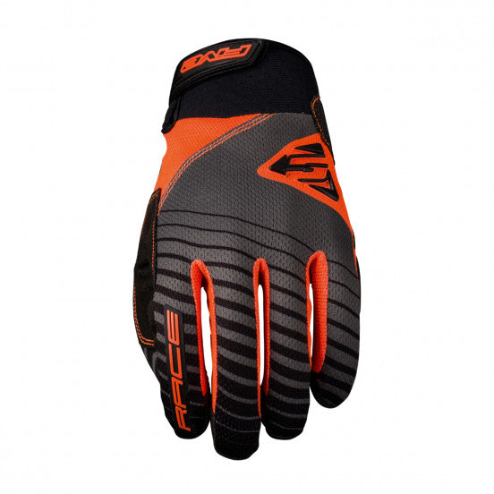Guantes FIVE BMX RACE naranja fluorescente