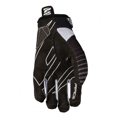 Guantes FIVE BMX RACE Negro/Blanco