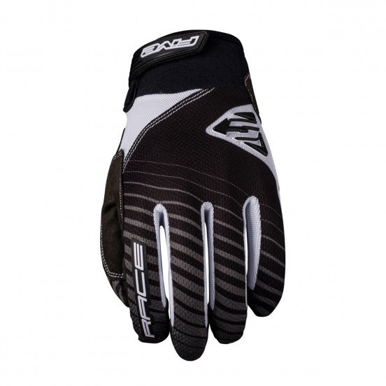 Guantes FIVE BMX RACE Negro/Blanco