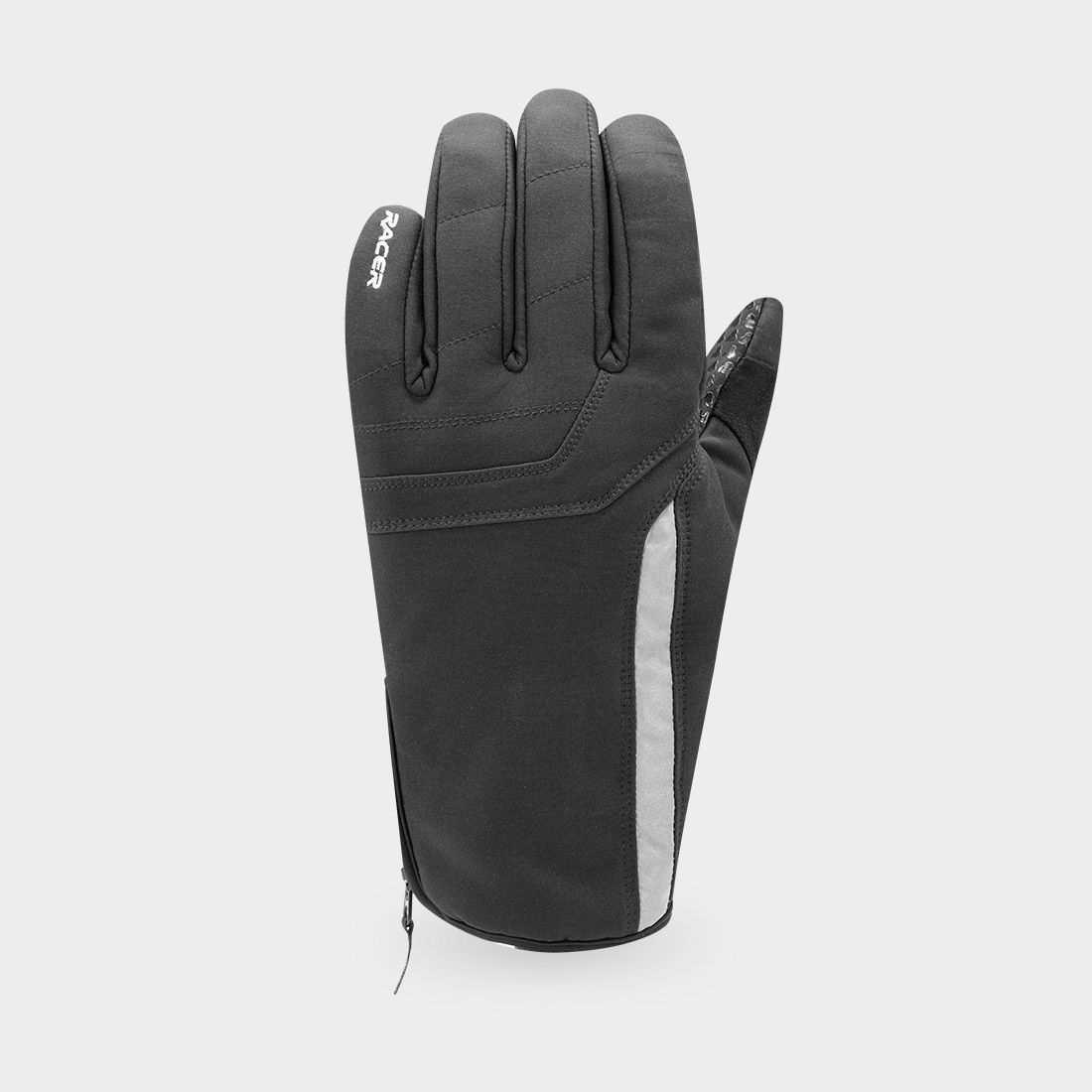 RACER HIVER SOFTSHELL GUANTES IMPERMEABLES Negro