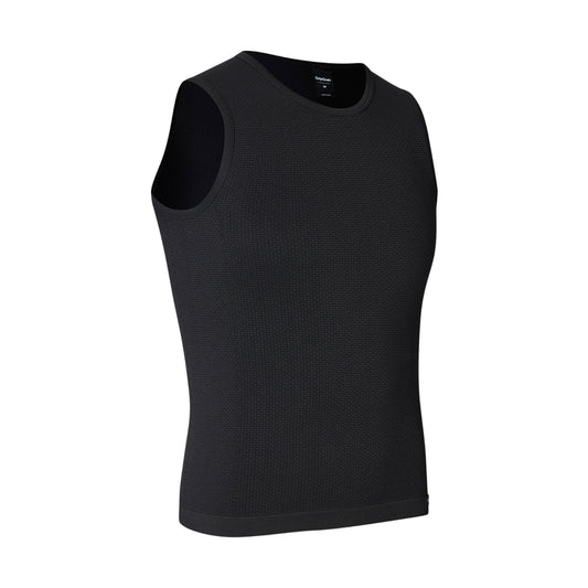 Camiseta interior sin mangas GRIPGRAB PACR PRIMAVERA OTOÑO SIN COSTURAS negra