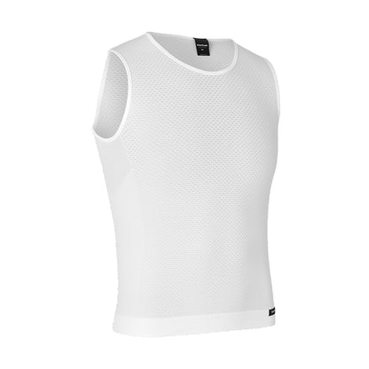 Camiseta interior sin mangas GRIPGRAB PACR VERANO SIN COSTURAS blanca