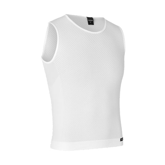 Camiseta interior sin mangas GRIPGRAB PACR VERANO SIN COSTURAS blanca