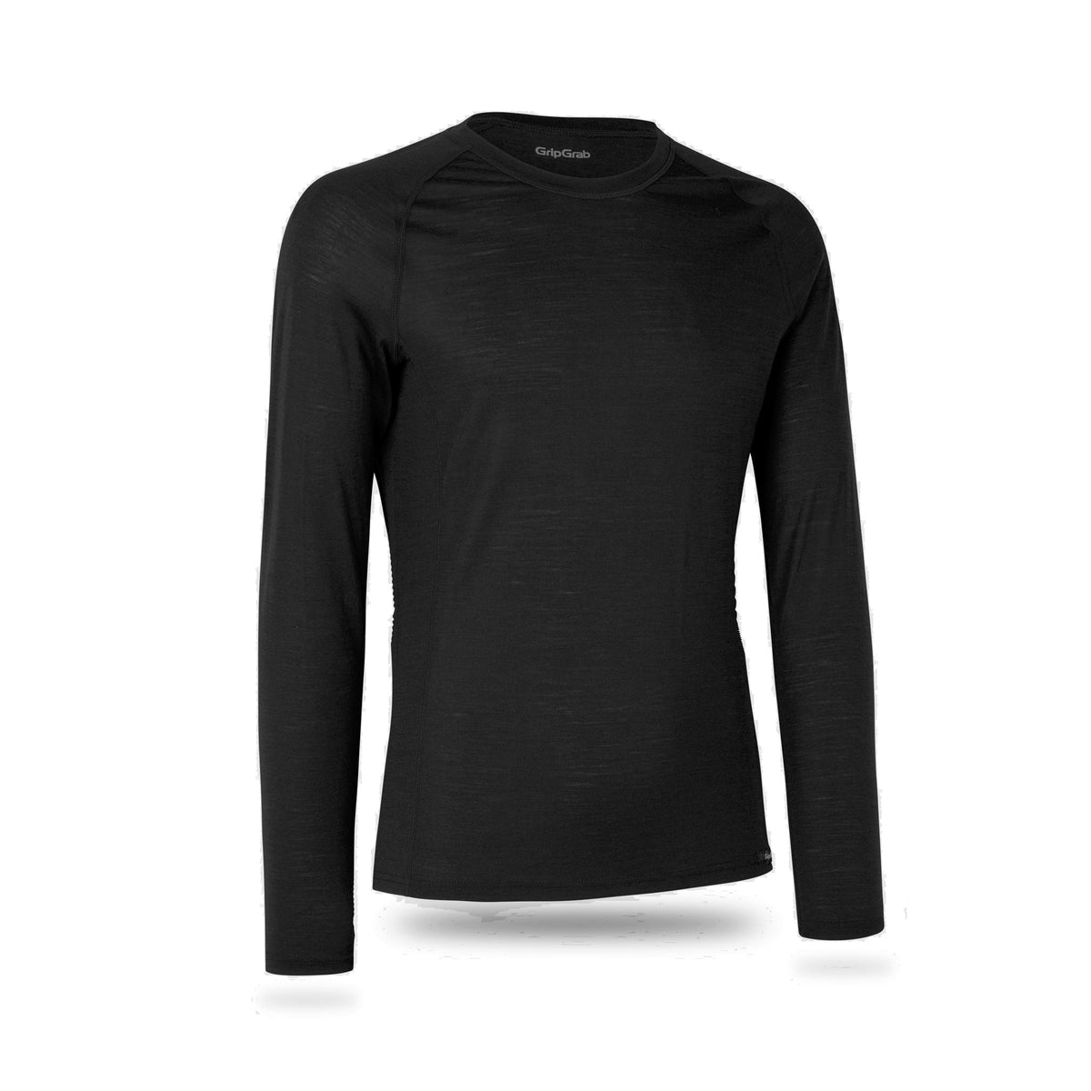 Camiseta interior de manga larga GRIPGRAB MEZCLA DE MERINO TÉRMICA negra