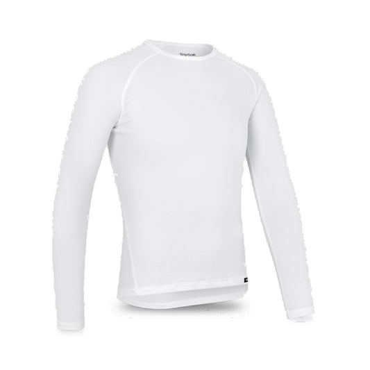 Camiseta interior de manga larga GRIPGRAB RIDE THERMAL blanca