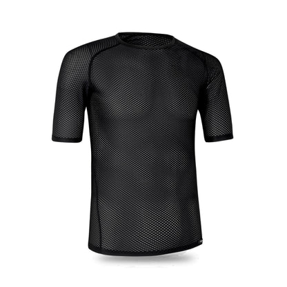 Camiseta interior de manga corta GRIPGRAB ULTRALIGERA DE REJILLA negra