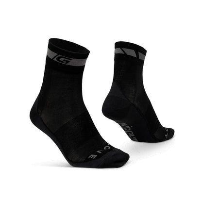 Calcetines GRIPGRAB DE MERINO DE CAÑA NORMAL negros